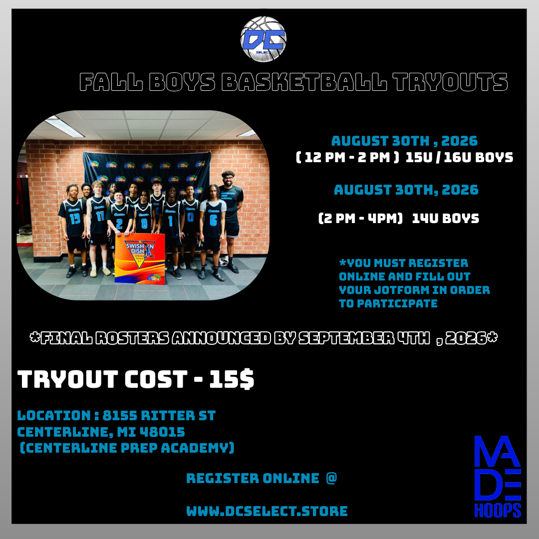 Fall basketball Tryout ticket